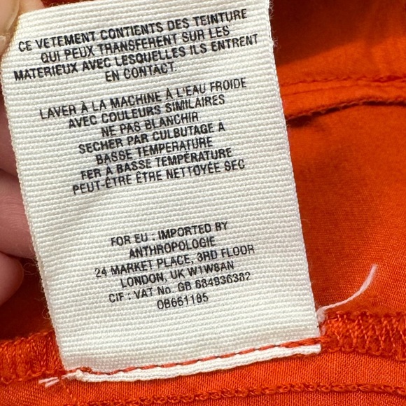 Anthropologie Chino M Swing Coral Jacket Button - Picture 9 of 10